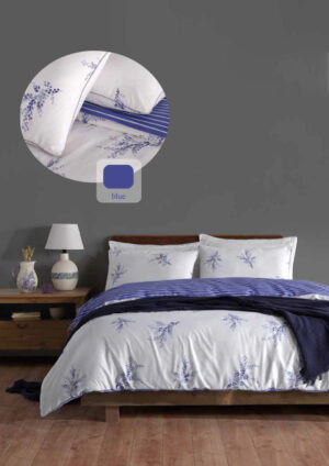 Постільна білизна ранфорс - Turkiz Meltem Blue євро розмір