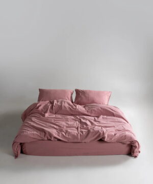 Постільна білизна Limasso Stonewashed Ranforse 200 х 220 см Old Rose