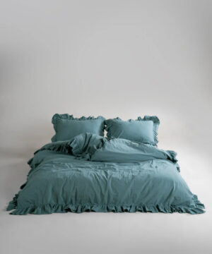 Постільна білизна Limasso Stonewashed Exclusive Ranforse 200 х 220 см Akdeniz Mavisi