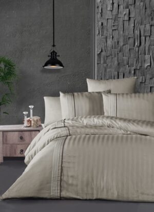 Постільна білизна First Choice Deluxe Modalife Soil сатин вишуканий дизайн.